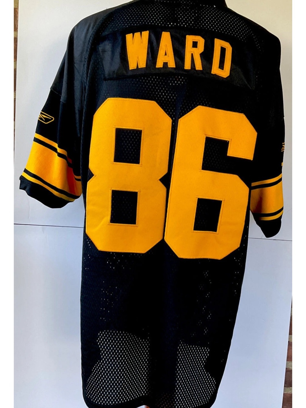 Reebok On Field Pittsburgh Steelers Hines Ward Stitched Jersey Size 50
